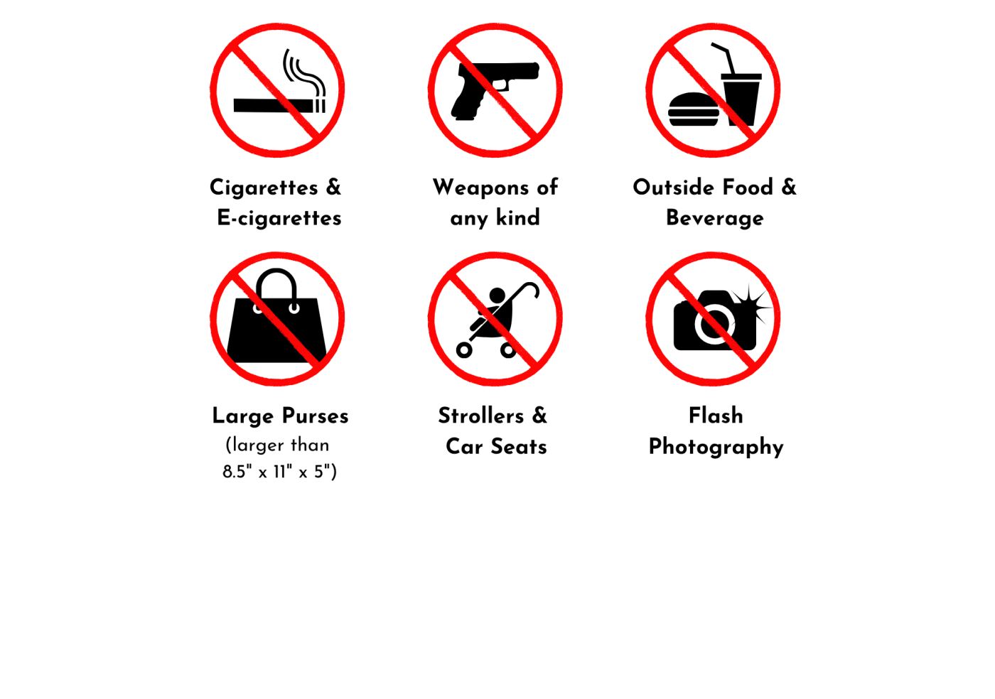 Prohibited Items 1
